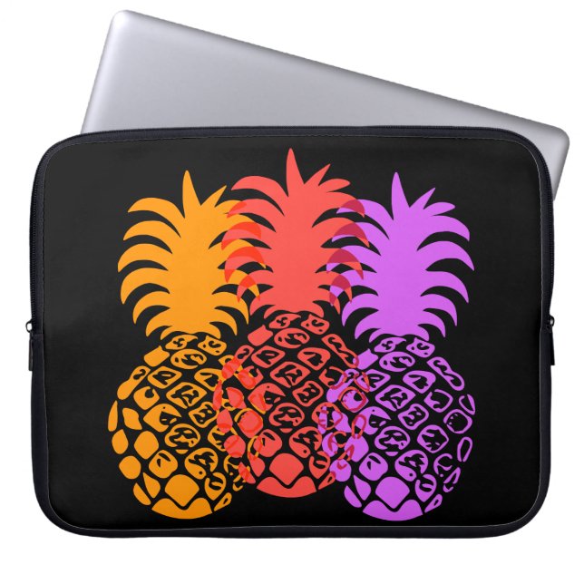 Funda Para Portátil Momona Pineapple Hawaiian Neoprene Wetsuit (Frente)