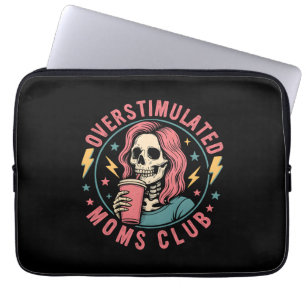 Funda Para Portátil Moms Club Skull Desordenado Mamá Vida