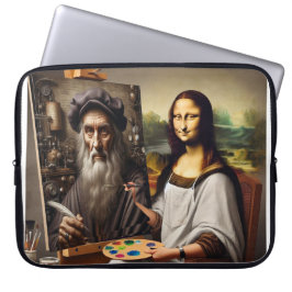 Funda Para Portátil Mona hace funda de portátil da Vinci