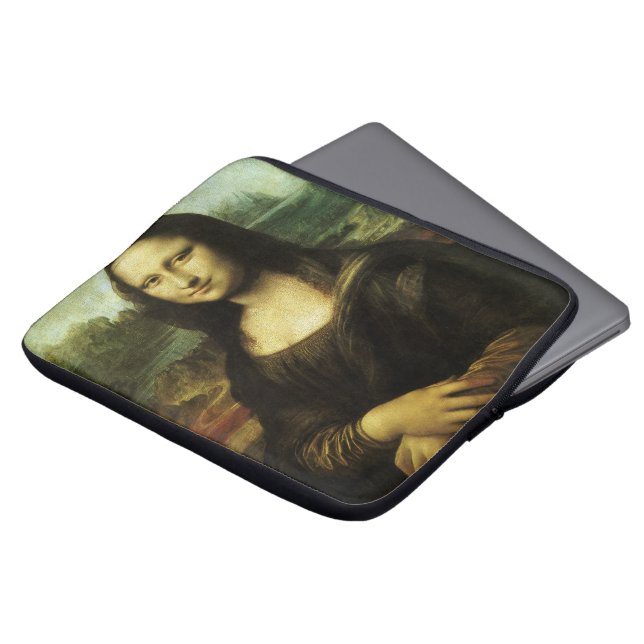 Funda Para Portátil Mona Lisa de Leonardo da Vinci, arte renacentista (Superior anverso)