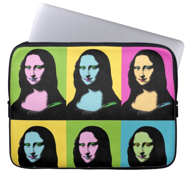Funda Para Portátil Mona Lisa - Estilo de arte pop (Frente)