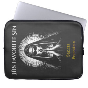 Funda Para Portátil Monja Demoniaca Oscura
