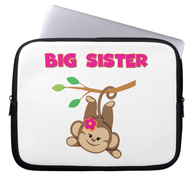 Funda Para Portátil Monkey Big Sister (Frente)
