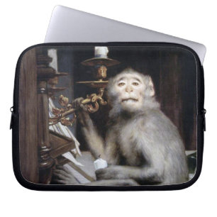 Funda Para Portátil Mono sonriente