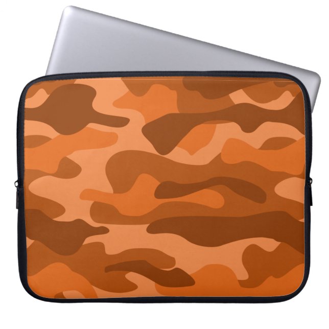 Funda Para Portátil Monocolor Camo, Naranja de España (Frente)