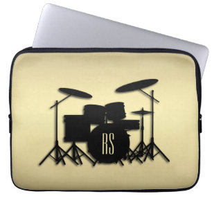 Funda Para Portátil Monogram Drum Set Gold