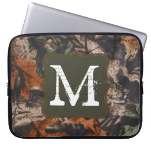 Funda Para Portátil Monograma 15" de Camo de los cazadores de Camo de