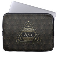 Monograma del Art Deco 20 de los grandes gatsby ne