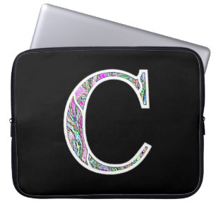 Funda Para Portátil Monograma iluminado cc