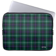 Monograma MacDonald Tartan Blue & Green Plaid