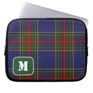 Funda Para Portátil Monogrammed Clan MacBeth Tartan