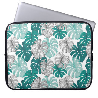 Funda Para Portátil Monstera Duo Tone: Trópicos mínimos