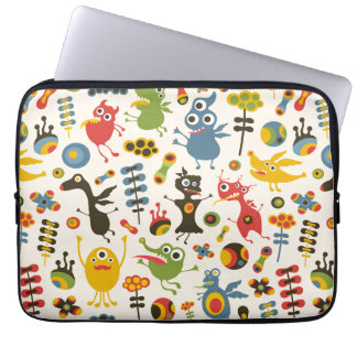 Funda Para Portátil Monstruos felices