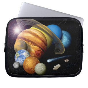Funda Para Portátil Montaje de planetas del sistema solar de NASA JPL 