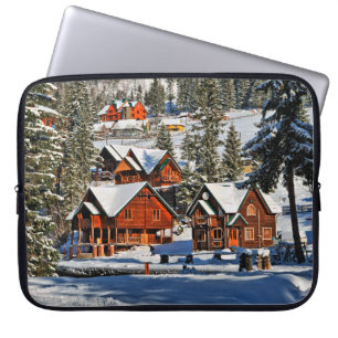 Funda Para Portátil Montaña de paisajes, esquí, nieve, invierno, activ