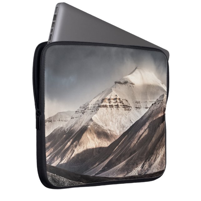 Funda Para Portátil Montaña Svalbard (Anverso derecho)