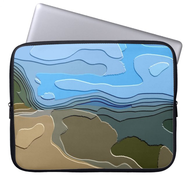 FUNDA PARA PORTÁTIL MONTAÑAS (Frente)