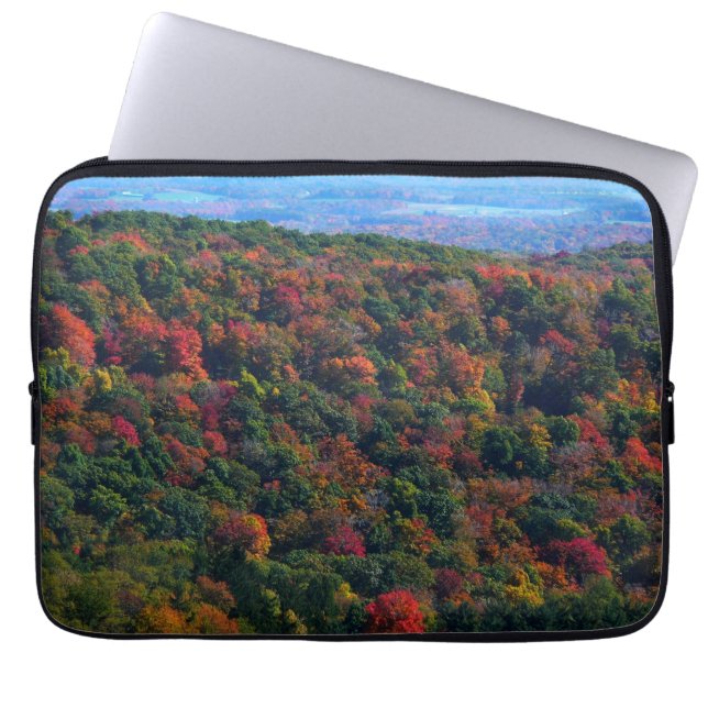 Funda Para Portátil Montañas Apalaches en otoño (Frente)