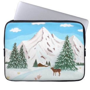 Funda Para Portátil Montañas de nieve
