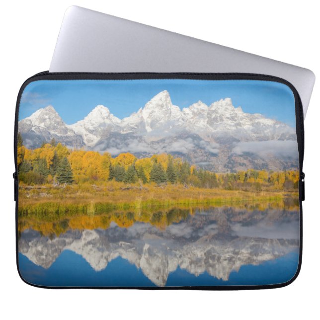 Funda Para Portátil Montañas del Gran Tetón Wyoming (Frente)