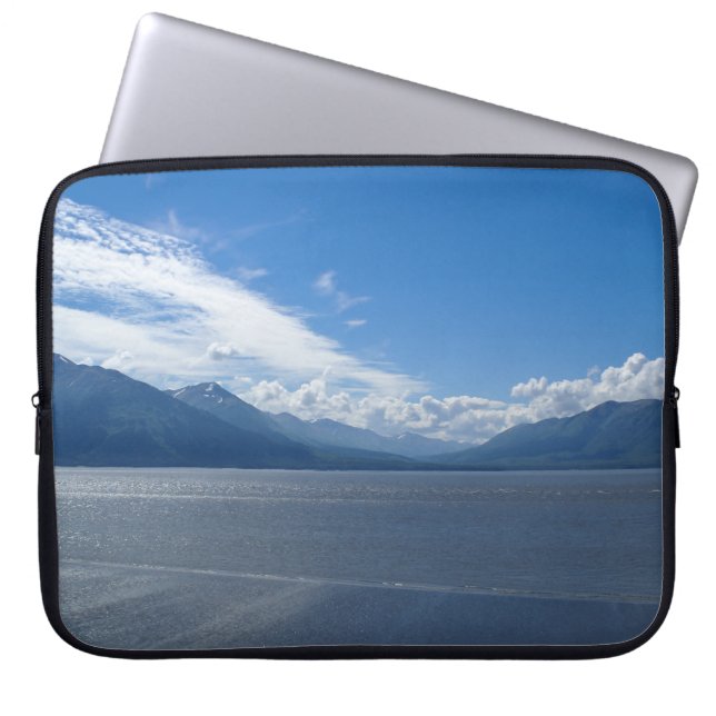 Funda Para Portátil Montañas elevadas de Alaska (Frente)