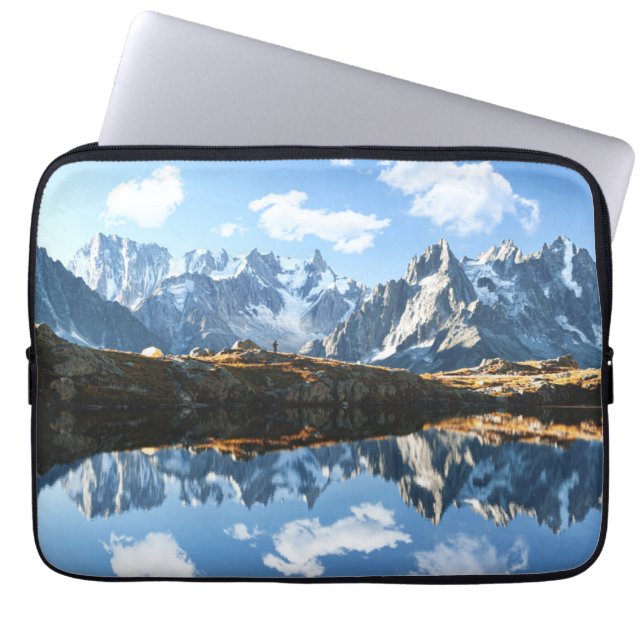 Funda Para Portátil Montañas | Mont Blanc Massif, Francia (Frente)
