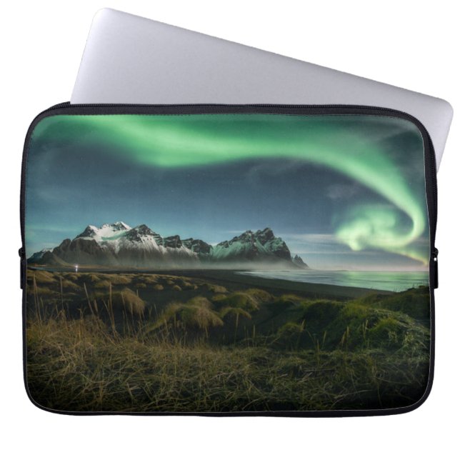 Funda Para Portátil Montañas | Montaña Vestrahorn, Islandia (Frente)