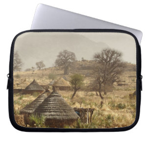 Funda Para Portátil Montañas Nuba, pueblo de Nugera