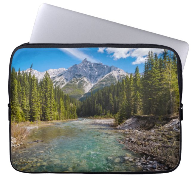 Funda Para Portátil Montañas | Parque nacional Banff, Rockies Canadien (Frente)