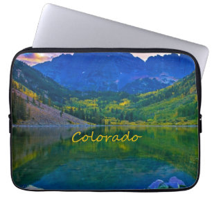 Funda Para Portátil Montañas Rocosas de Colorado y Lago