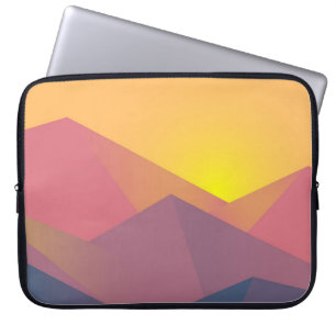 Funda Para Portátil Montañas rusticas geométricas Minimalistas