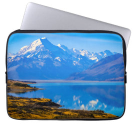 Funda Para Portátil Monte Cook con vistas al lago Pukaki, NZ