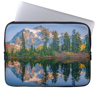 Funda Para Portátil Monte Shuksan reflejado en el lago Reflection