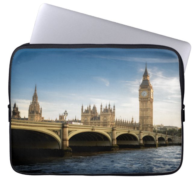 Funda Para Portátil Monumentos | Big Ben, Londres Inglaterra (Frente)