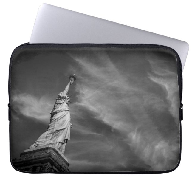 Funda Para Portátil Monumentos | Estatua de Liberty Manhattan NYC (Frente)
