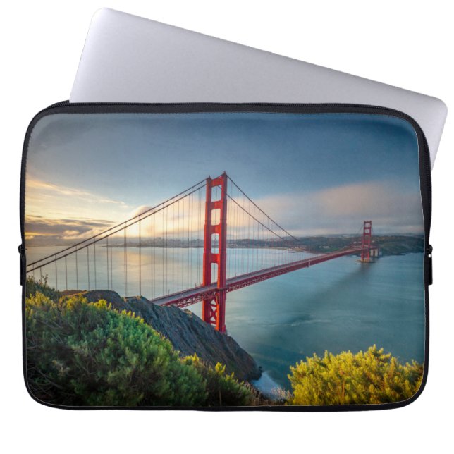 Funda Para Portátil Monumentos | Golden Gate San Francisco (Frente)