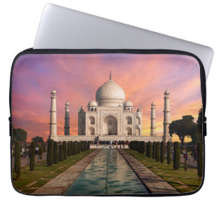 Funda Para Portátil Monumentos   Vista colorida del Taj Mahal
