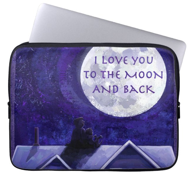 Funda Para Portátil Moon Watch (Frente)
