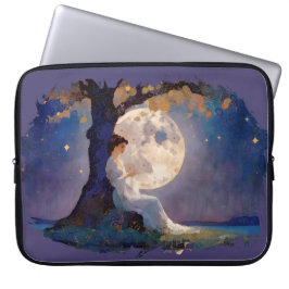 Funda Para Portátil Moonlit Dreamer - Serene Night Sky