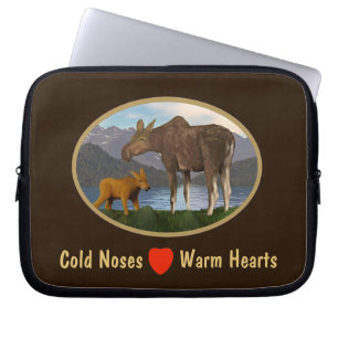 Funda Para Portátil Moose in the Meadow