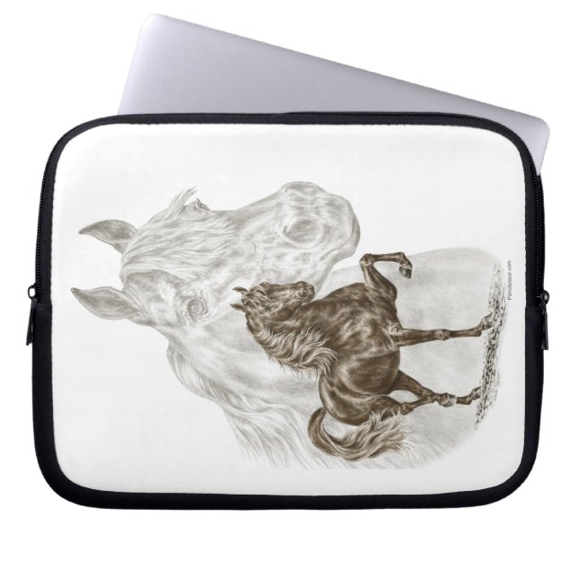 Funda Para Portátil Morgan Horse Art (Frente)