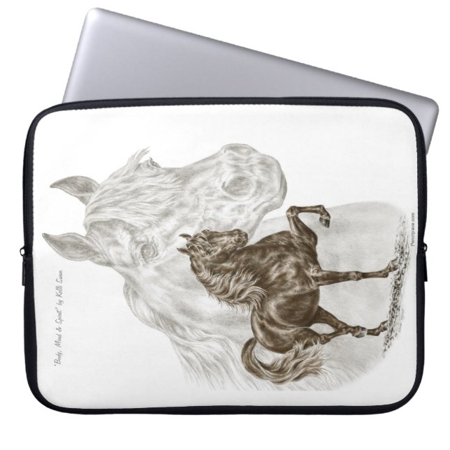 Funda Para Portátil Morgan Horse Art (Frente)