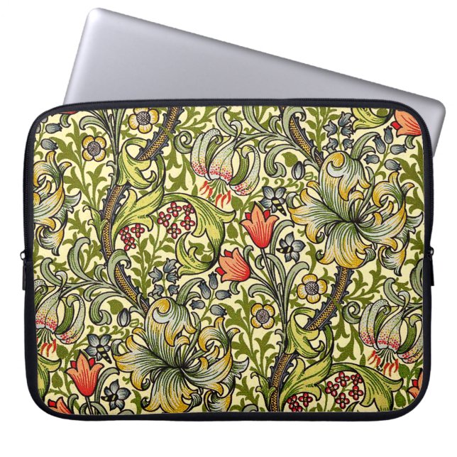 Funda Para Portátil Morris Floral Lily Design (Frente)