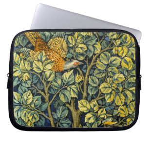 Funda Para Portátil Morris Vintage Pheasant Squirrel & Flower Pattern