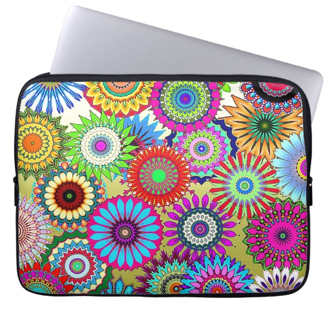 Funda Para Portátil Mosaic PinWheel (Frente)
