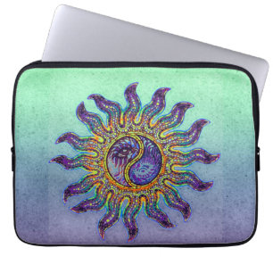 Funda Para Portátil Mosaic Yin Yang Sun