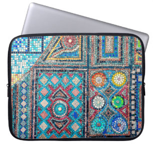 Funda Para Portátil mosaico antiguo muy bonito y vívido en t