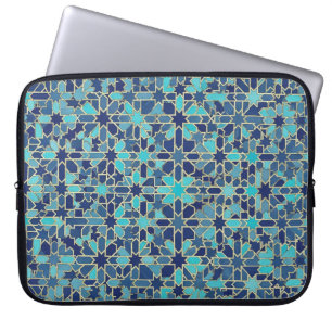 Funda Para Portátil mosaico azul