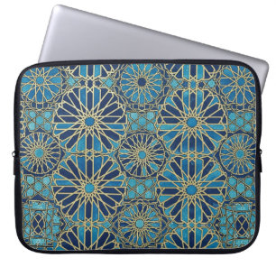 Funda Para Portátil mosaico azul