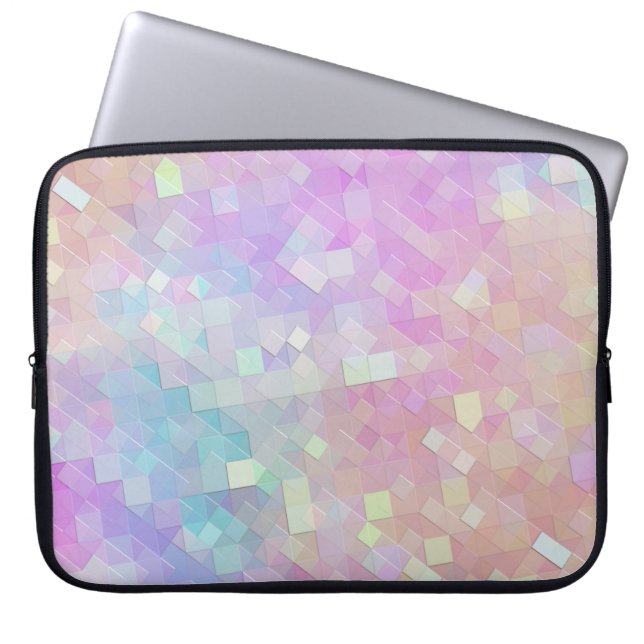 Funda Para Portátil mosaico de chispa holo: (Frente)